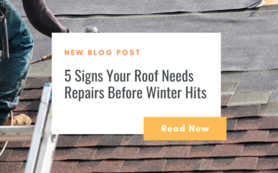 5 Signs Your Roof Needs Repairs Before Winter Hits