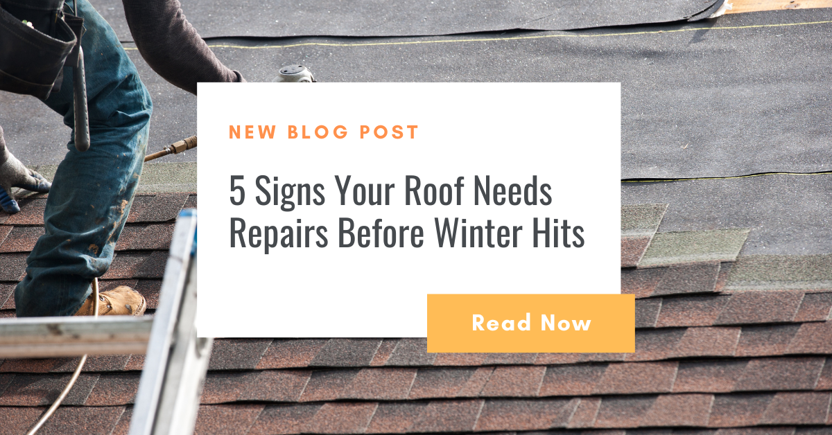 Signs Your Roof Needs Repairs Before Winter